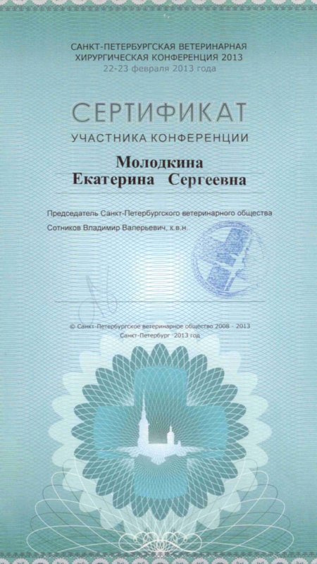 Документ или сертификат