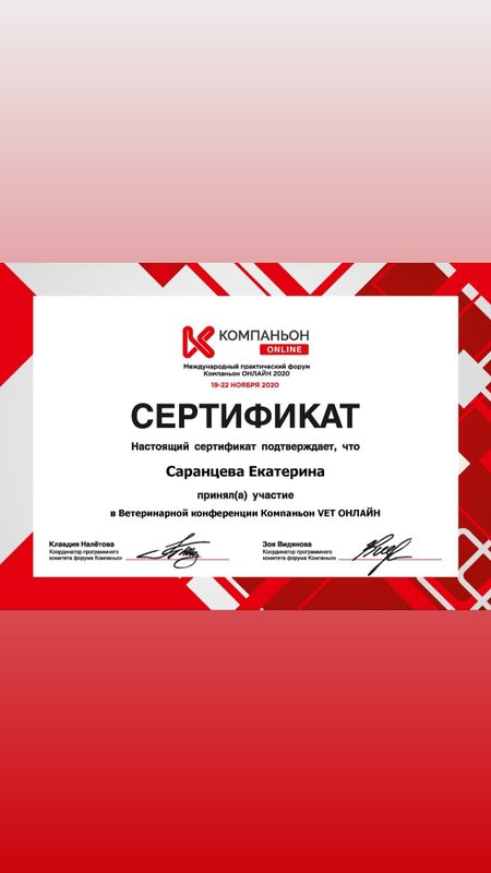 Документ или сертификат