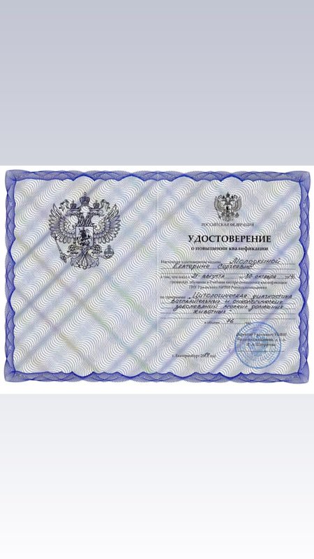 Документ или сертификат