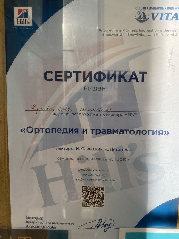 Документ или сертификат