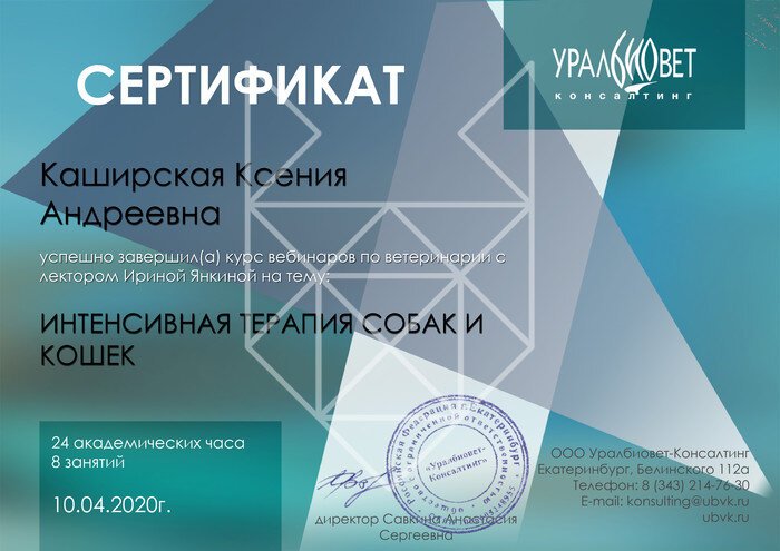 Документ или сертификат