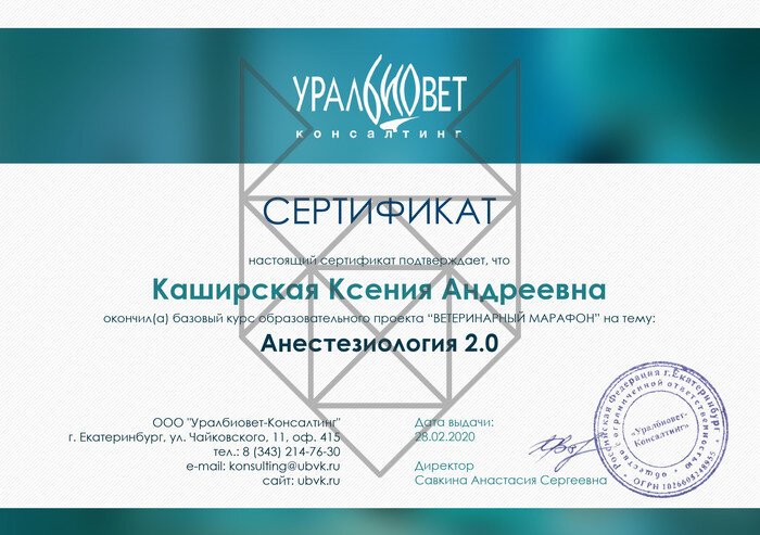 Документ или сертификат
