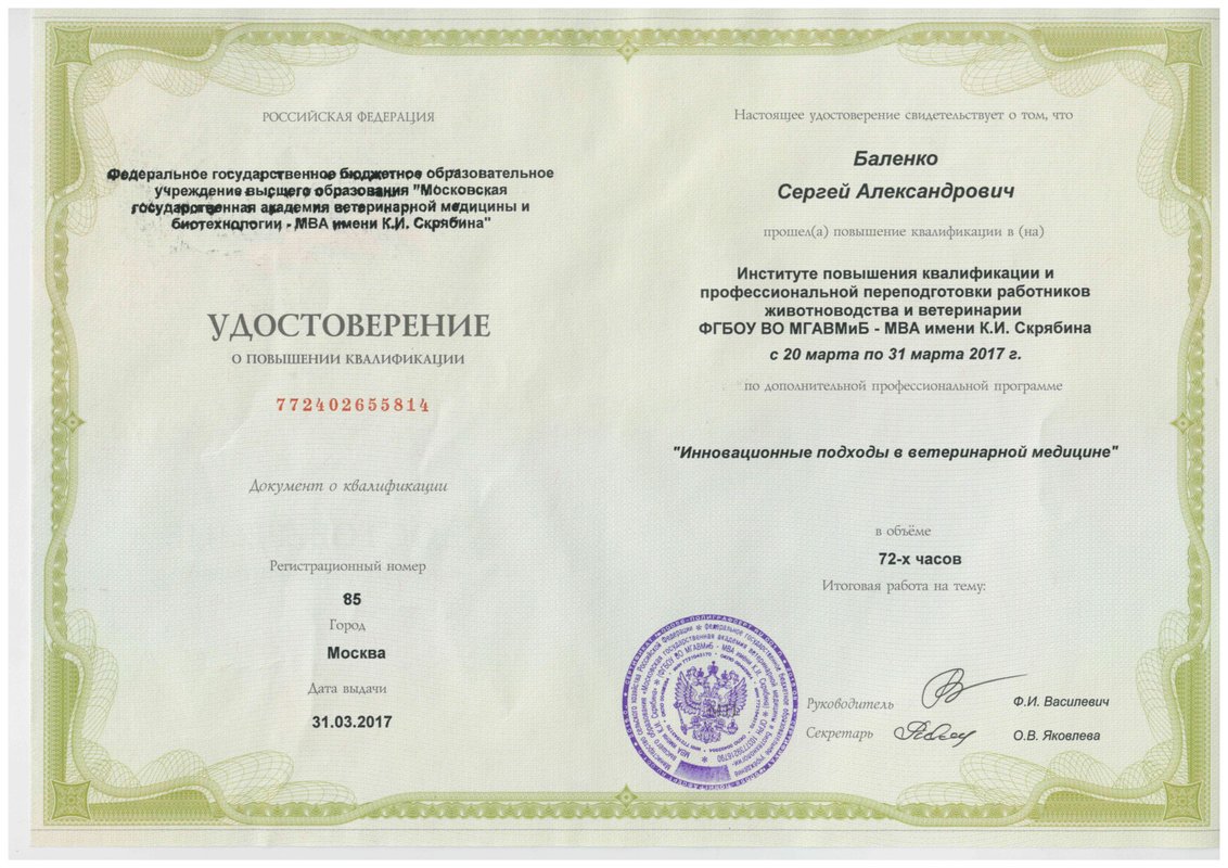 Документ или сертификат