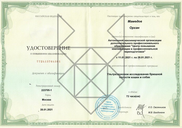 Документ или сертификат