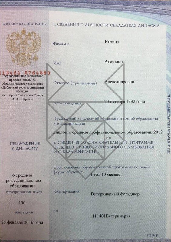 Документ или сертификат
