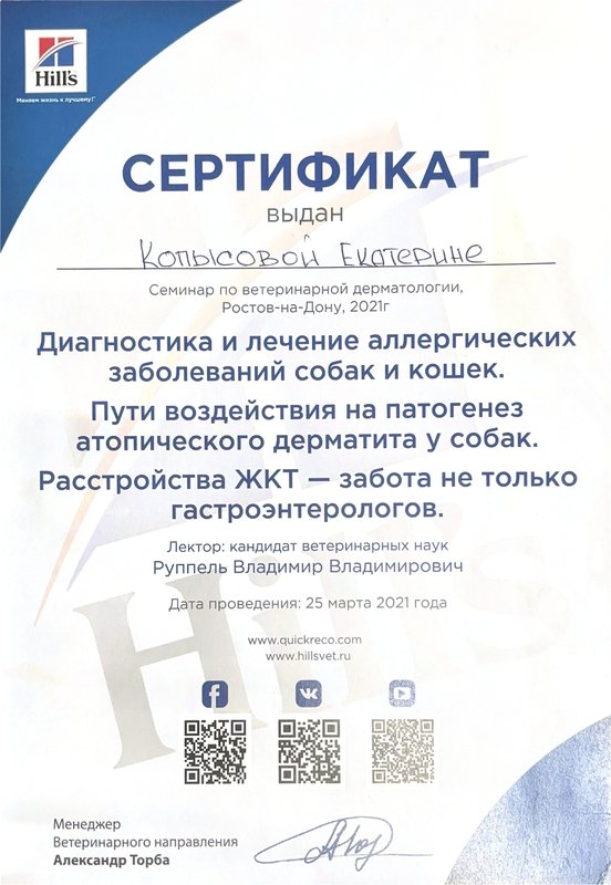 Документ или сертификат