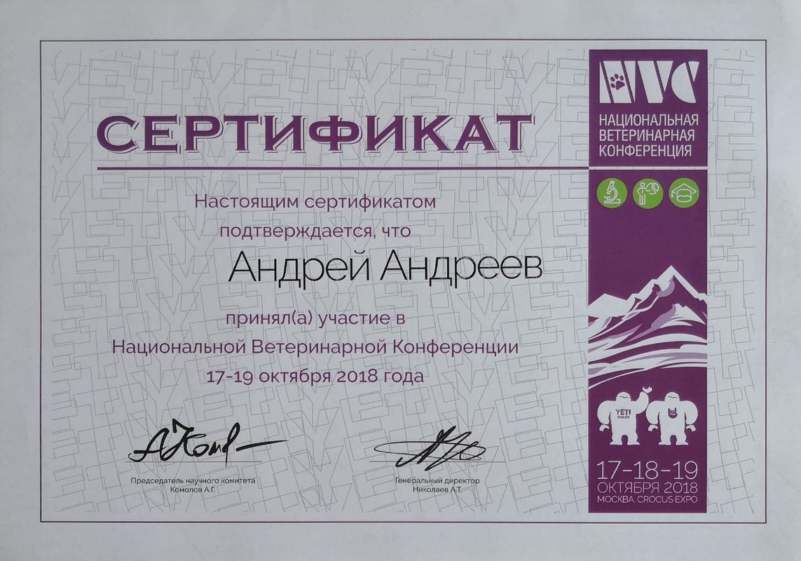 Документ или сертификат