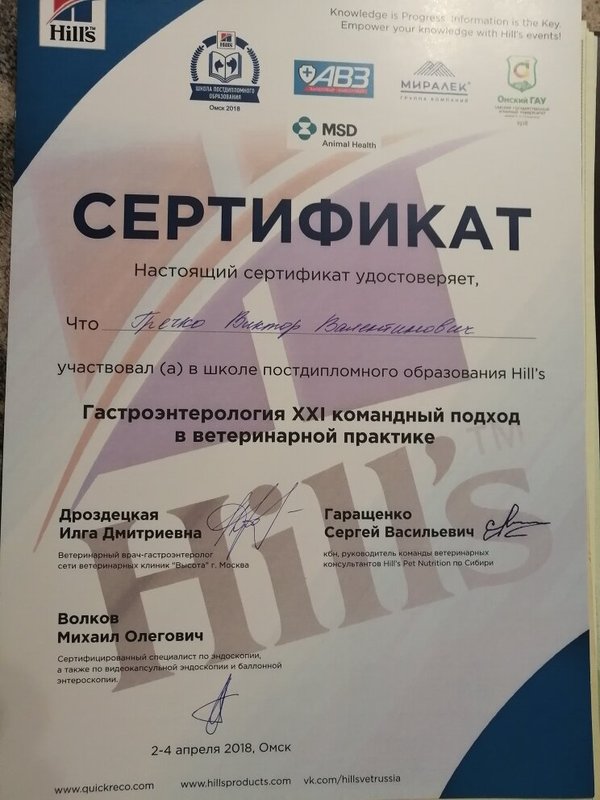 Документ или сертификат