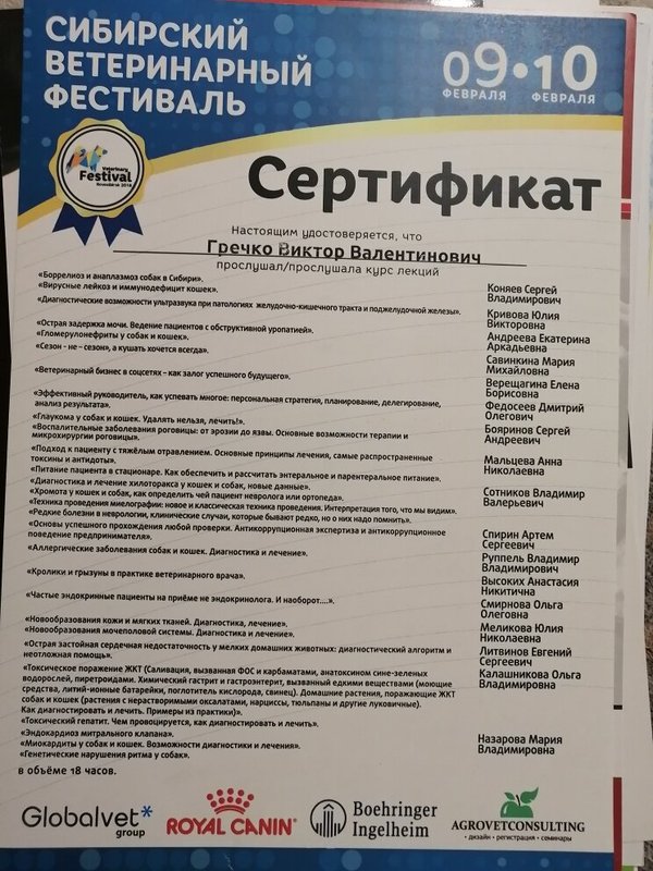 Документ или сертификат