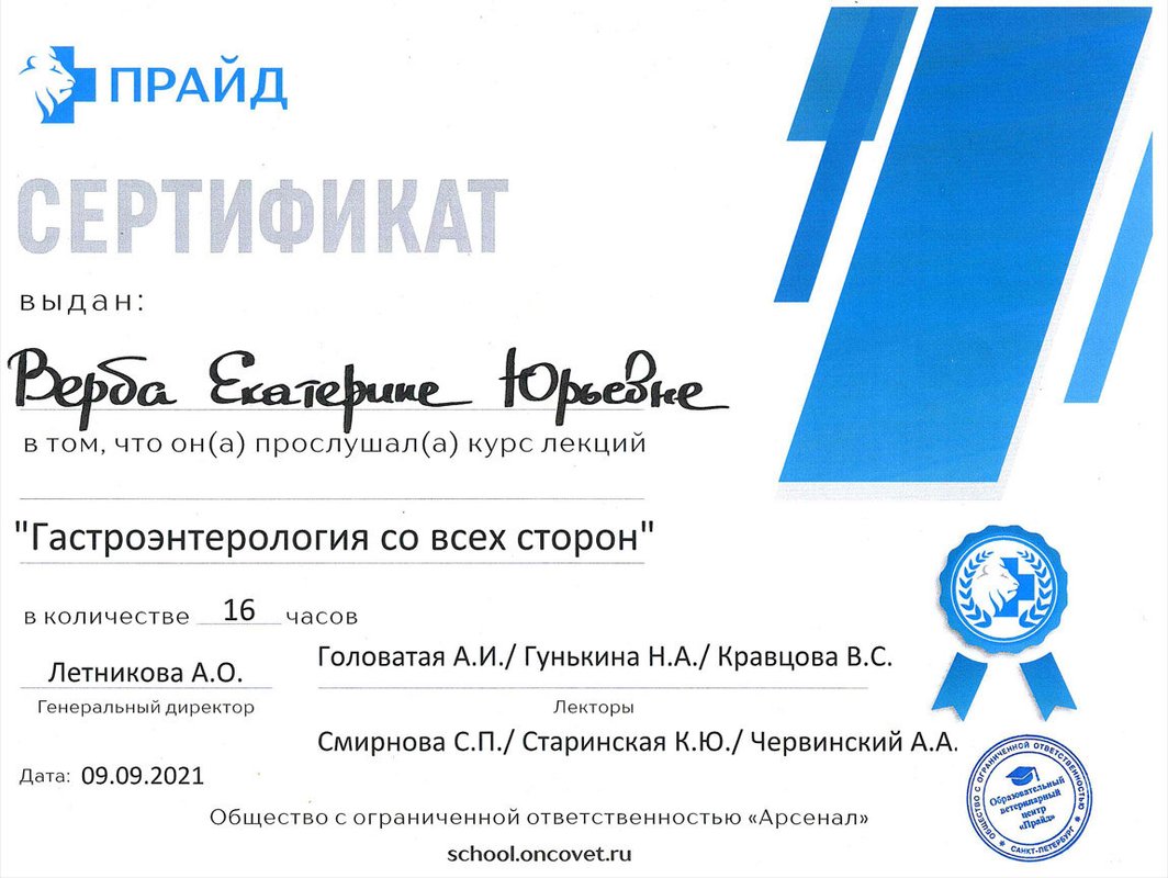 Документ или сертификат