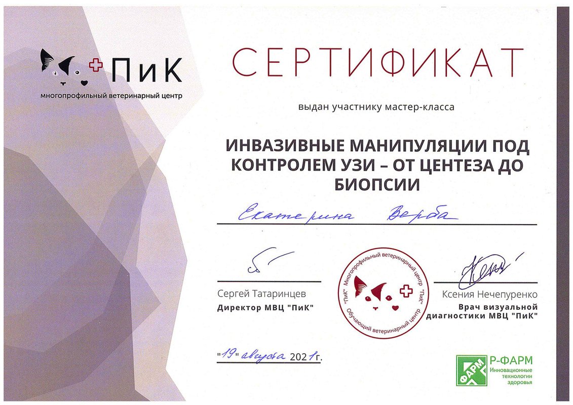 Документ или сертификат