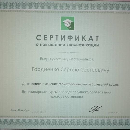 Документ или сертификат