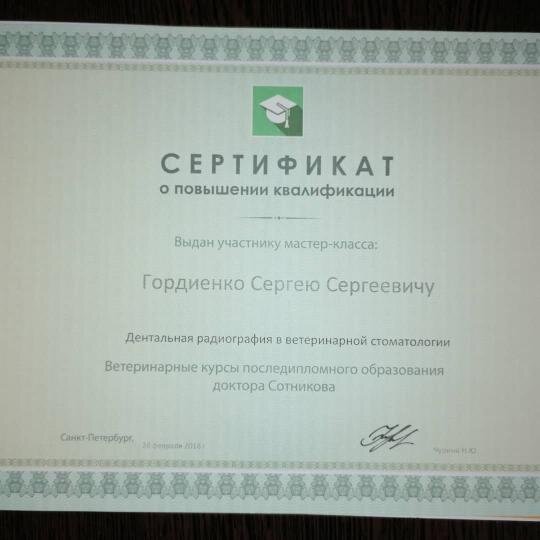 Документ или сертификат
