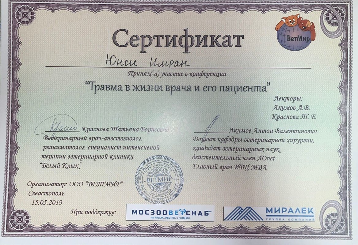 Документ или сертификат