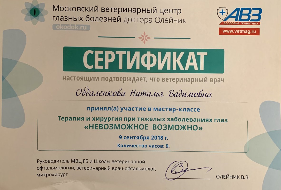 Документ или сертификат