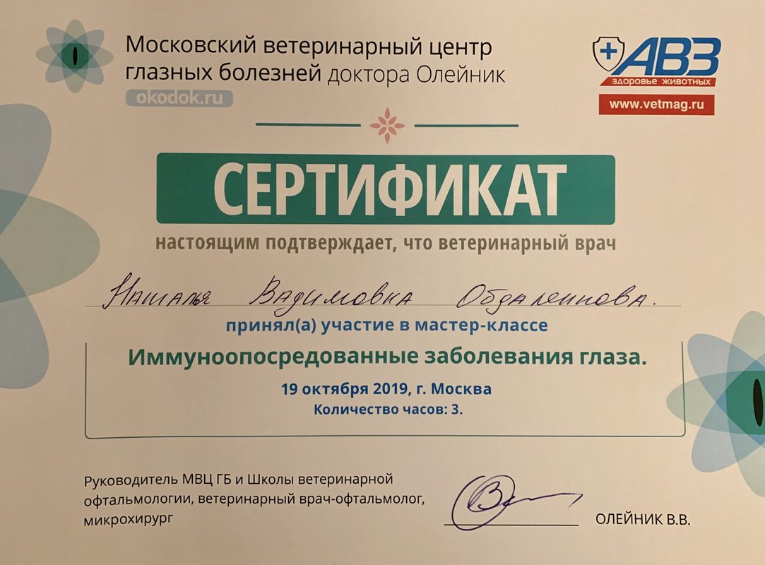 Документ или сертификат