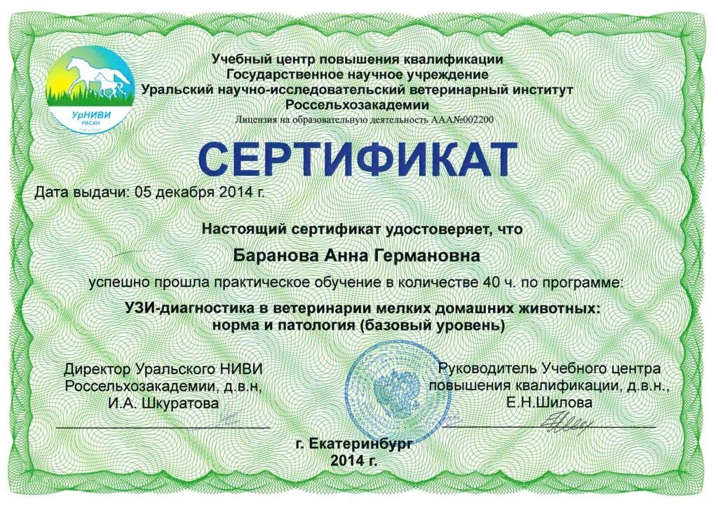 Документ или сертификат