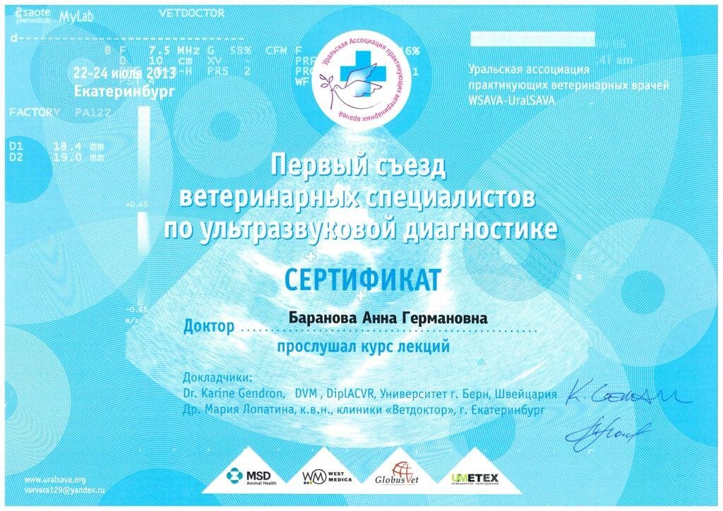 Документ или сертификат