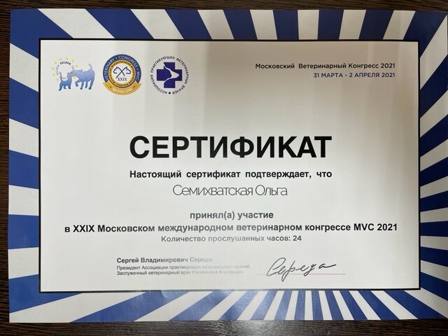 Документ или сертификат