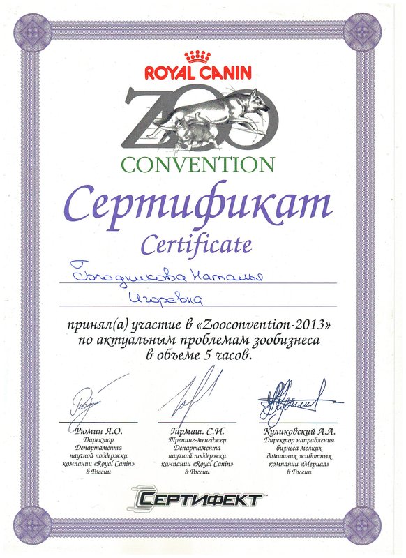 Документ или сертификат