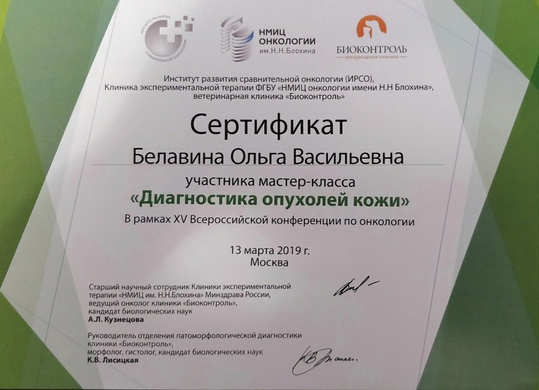Документ или сертификат