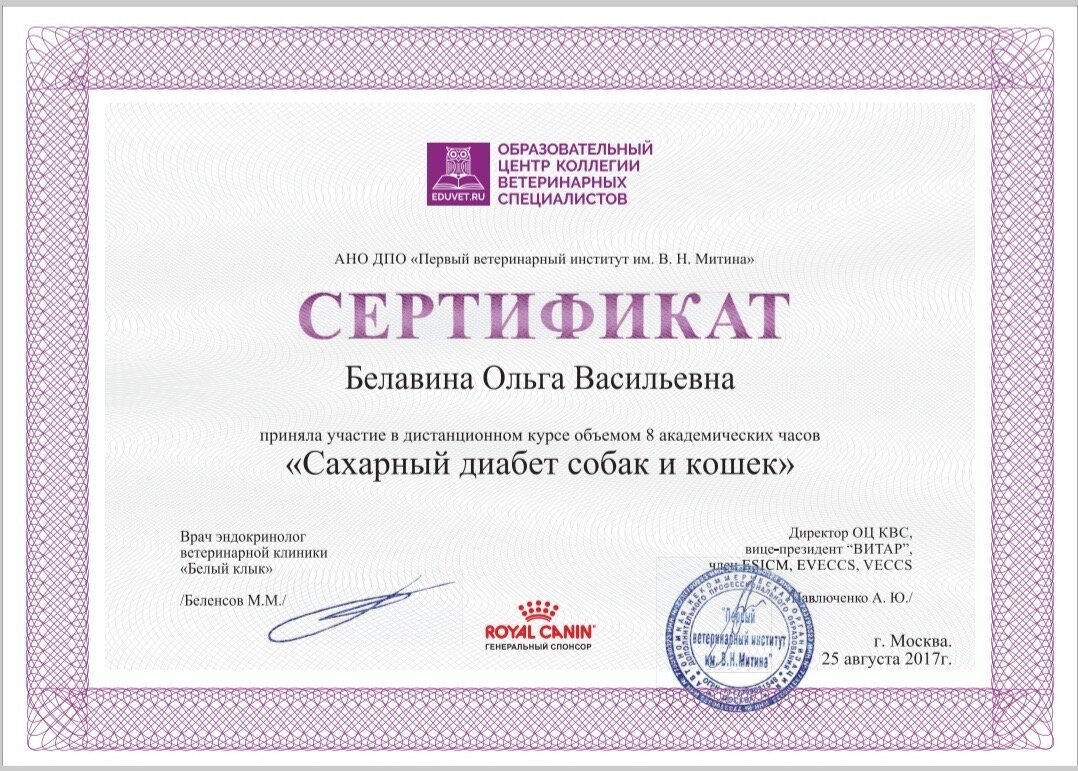 Документ или сертификат