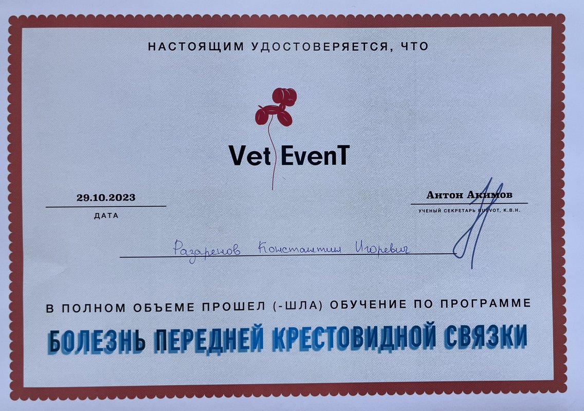 Документ или сертификат