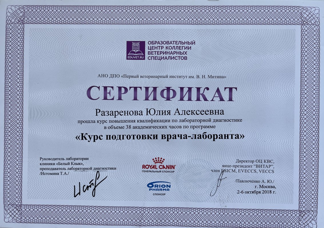 Документ или сертификат