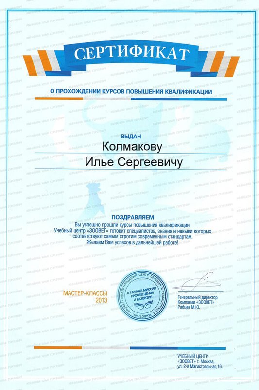 Документ или сертификат