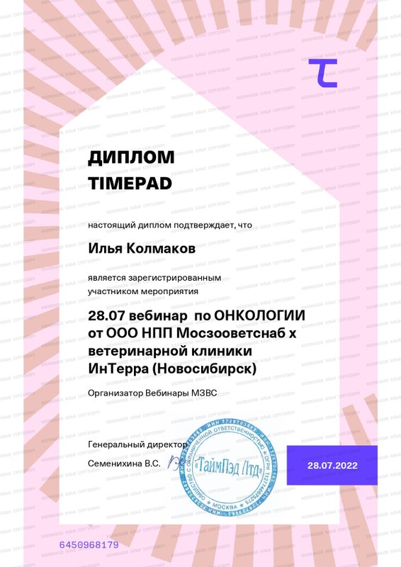 Документ или сертификат