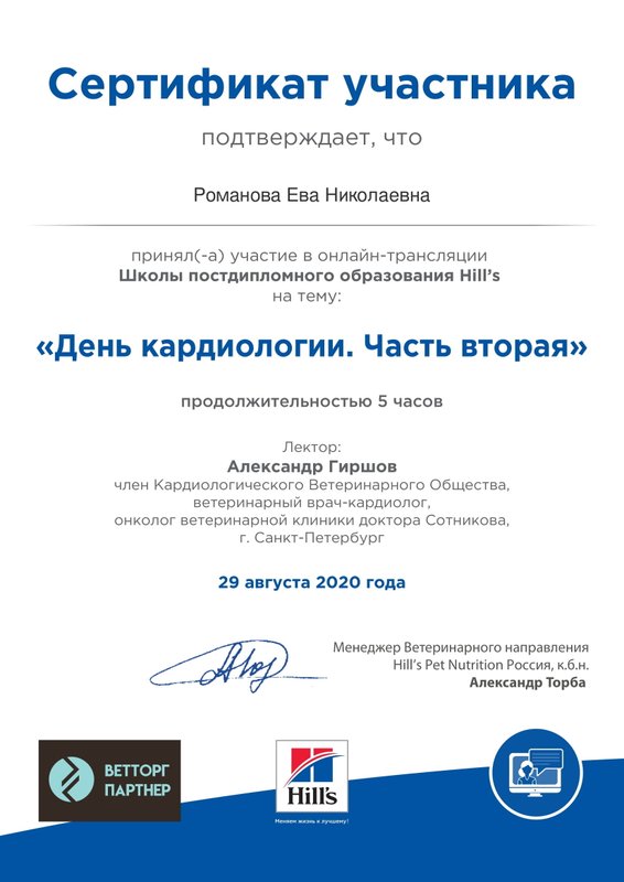 Документ или сертификат
