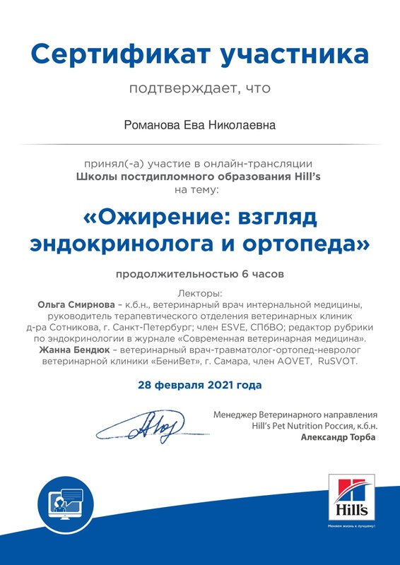 Документ или сертификат