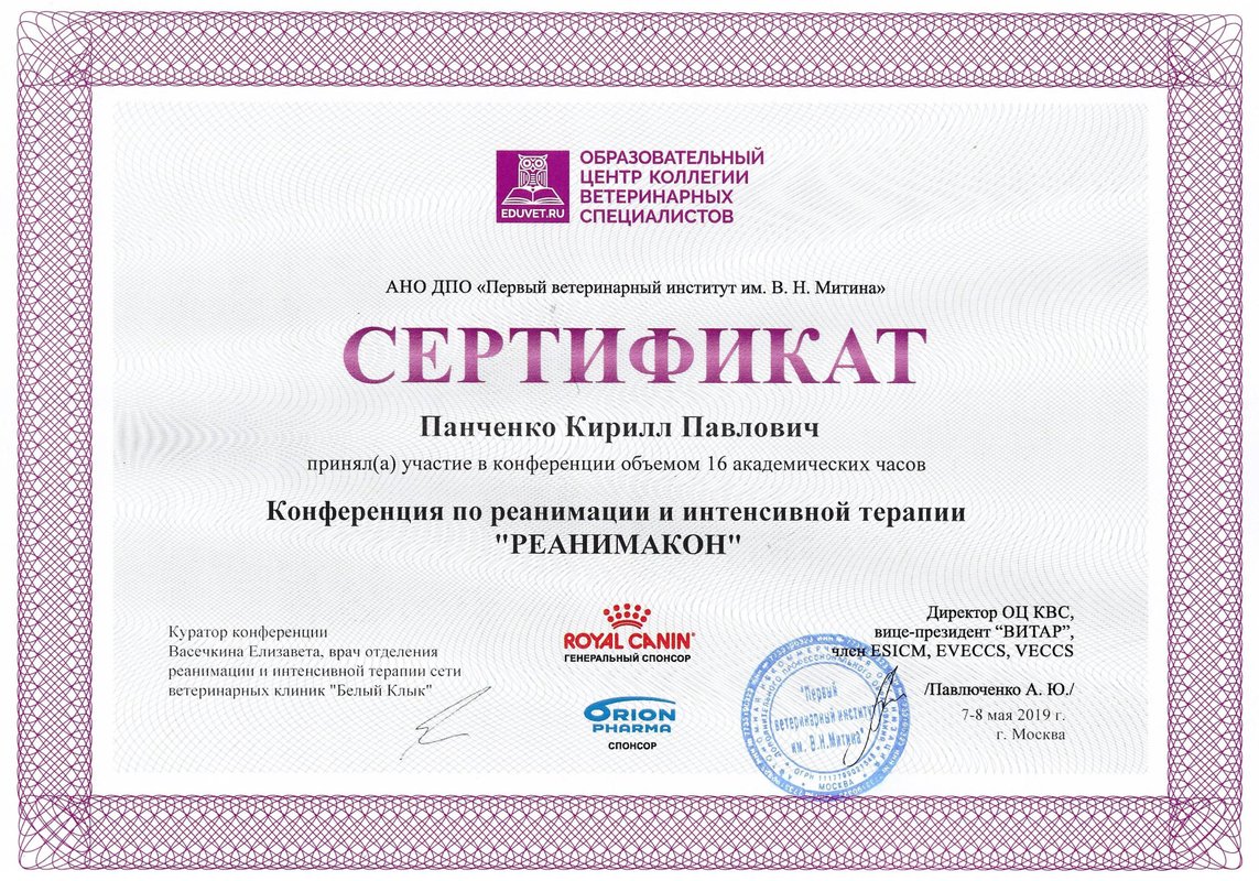 Документ или сертификат