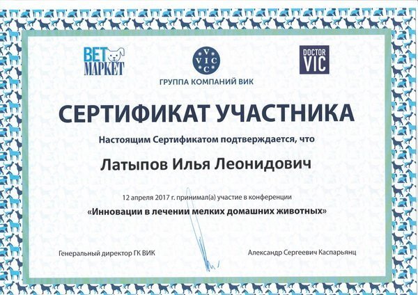 Документ или сертификат