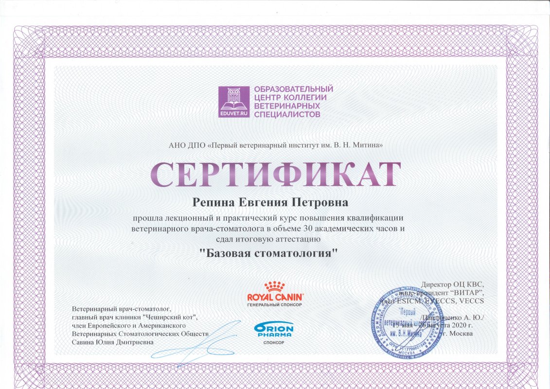 Документ или сертификат