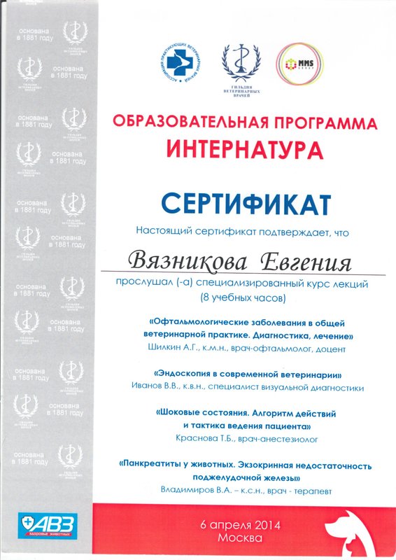 Документ или сертификат
