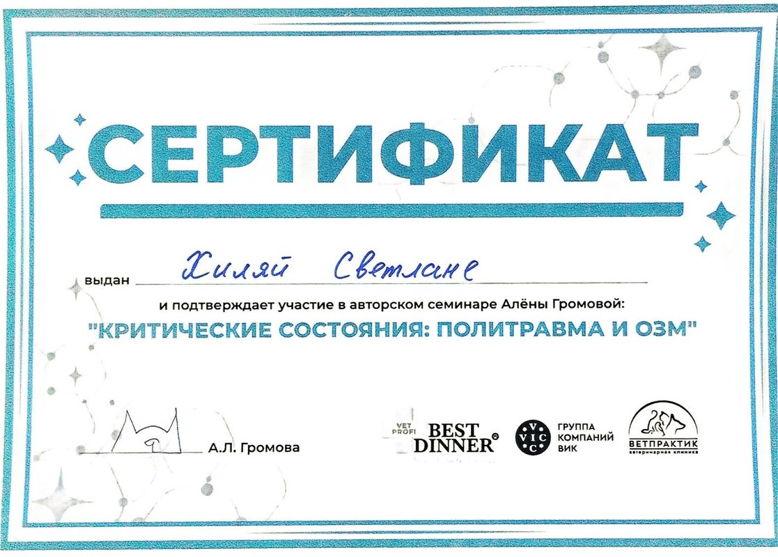Документ или сертификат