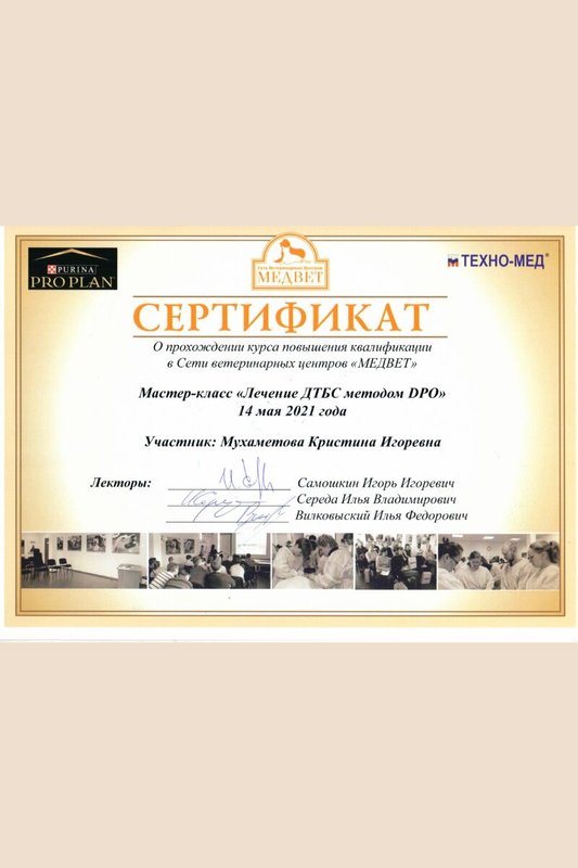 Документ или сертификат
