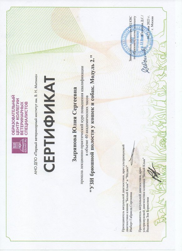 Документ или сертификат