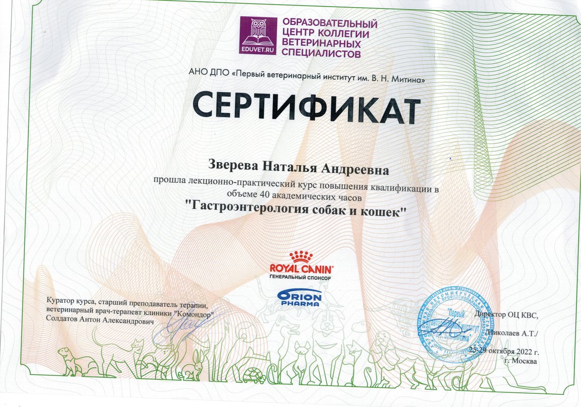 Документ или сертификат