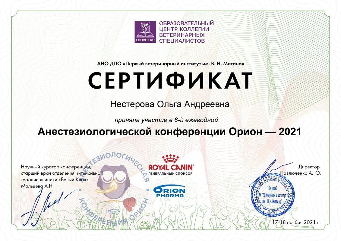 Документ или сертификат