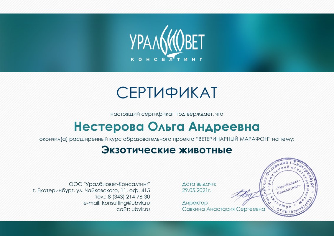 Документ или сертификат