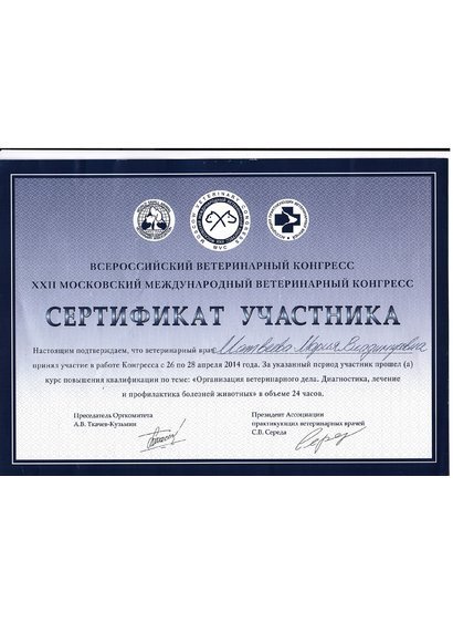 Документ или сертификат