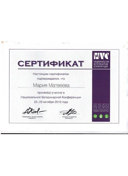 Документ или сертификат