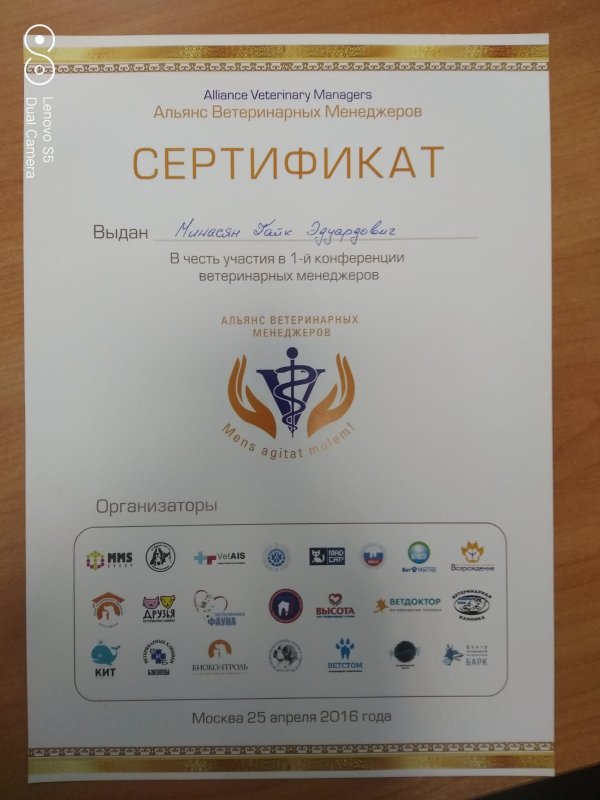 Документ или сертификат