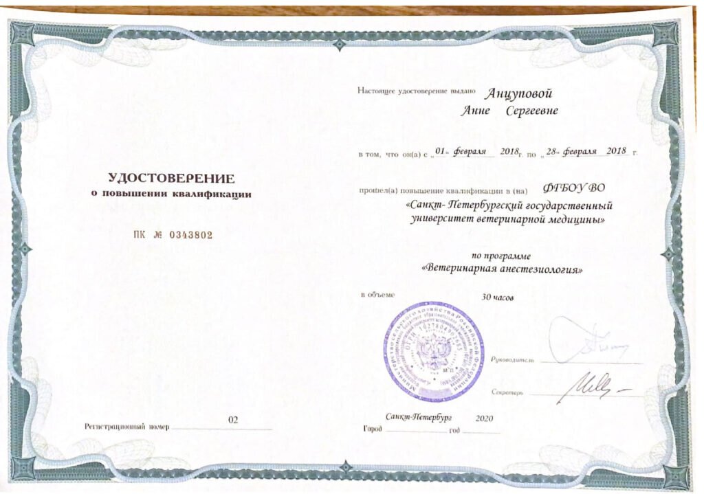 Документ или сертификат