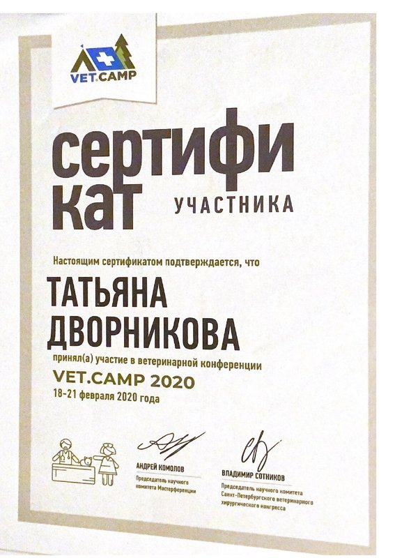 Документ или сертификат