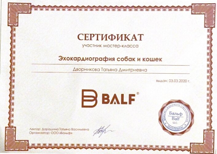 Документ или сертификат