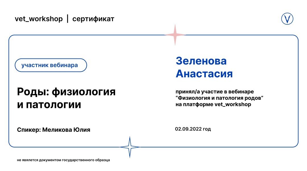 Документ или сертификат
