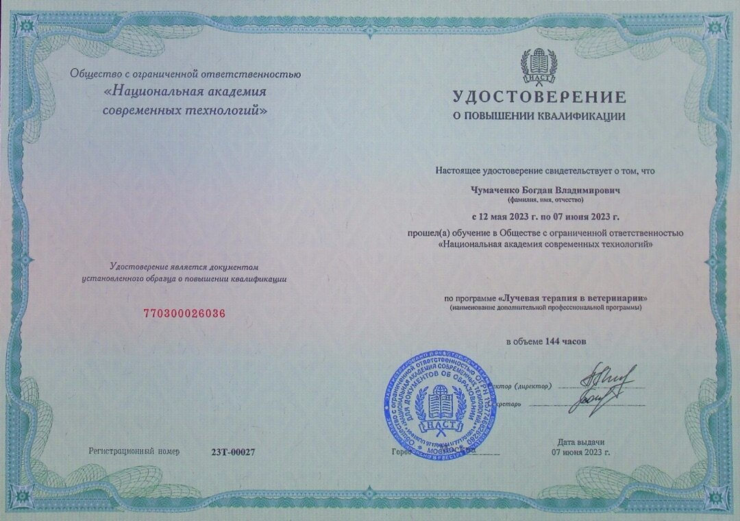 Документ или сертификат
